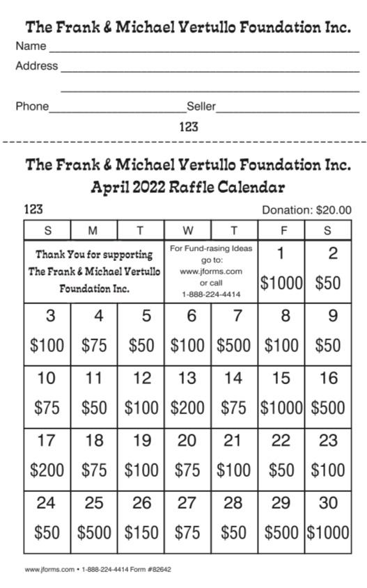 Autism Month Lotto Fundraiser